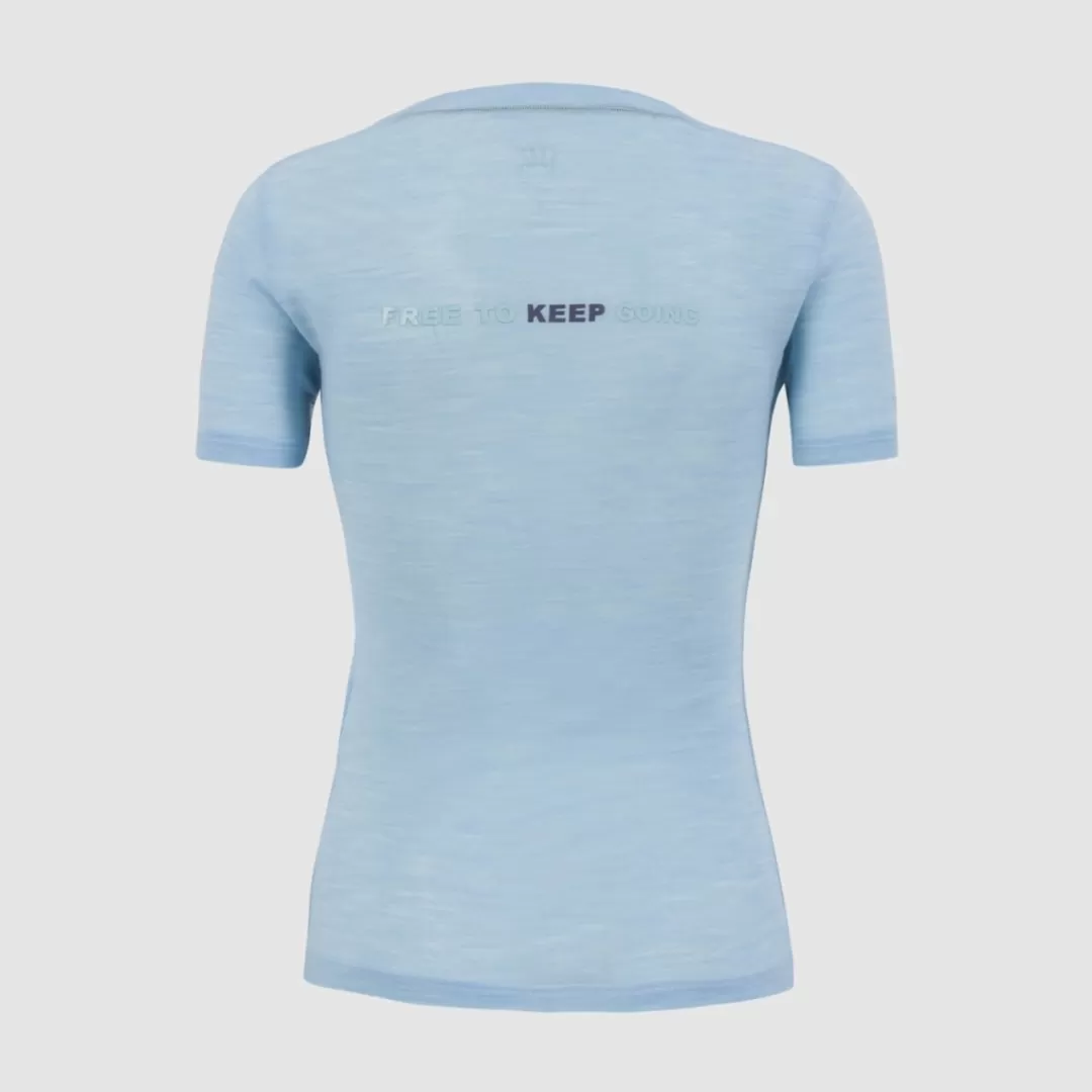 Karpos Lifestyle | Climbing | Hiking | T-Shirts | COPPOLO MERINO W T-SHIRT AQUAMARINE